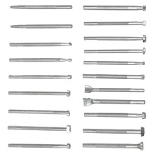 20 Pcs Leather Stamping Tools Special Shape Different Patterns for Carving Leather Working Professional