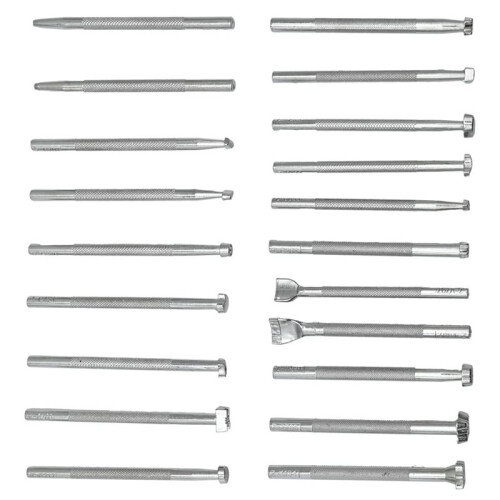 20 Pcs Leather Stamping Tools Special Shape Different Patterns for Carving  Leather Working Professional