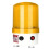 Volume Control Magnetic Indicator Light with Adjustable Sound and Strobe for 24V Yellow 1