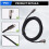 Type C to Type C VR Cable Type C VR Link Cable 90 Degree USB3.0 Fast Charging for  Quest 1/2 3