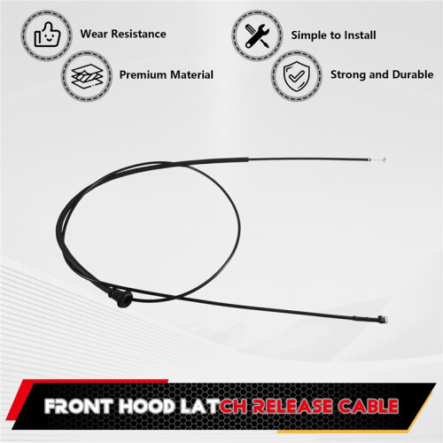 Front Hood  Release Cable 4H0823535 for  A8 D4 S8 Quattro 2011-2018 2