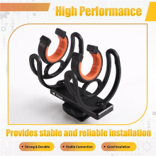 Microphone Shock Mount for COMICA VM20 Microphone Professional Anti‑Vibration Holder Secure Clamp Mount