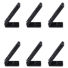 6Pcs Portable 2 in 1 Folding Fiber Optic Cable Stripper 2 in 1 Guide Rail Cold Connection Tools Easy Operation Compact