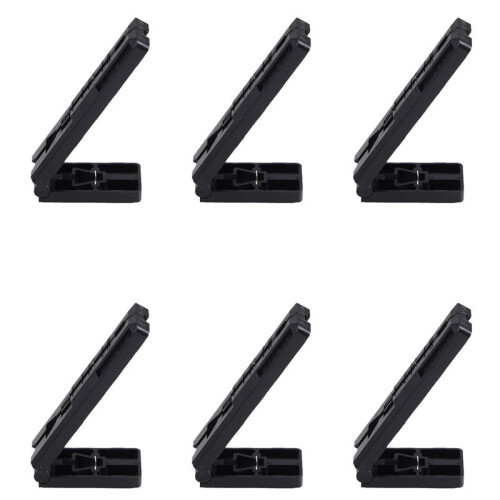 6Pcs Portable 2 in 1 Folding Fiber Optic Cable Stripper 2 in 1 Guide Rail Cold Connection Tools Easy Operation Compact