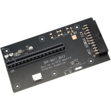 Tarjeta de Expansión Externa SFF-8611 SFF-8612 Oculink A PCIE 4.0 X16 GPU con Fuente de Alimentación de 24 Pines y Interruptor de Sincronización de