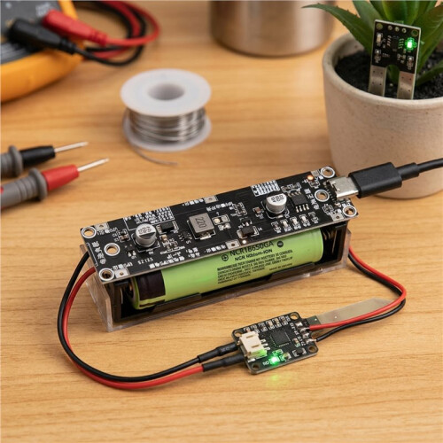5Stuks Type-C 18650 Lithiumbatterij Boost Step  Module 18650 Lithiumbatterij UPS Boostmodule voor Power Bank DIY 9V 1