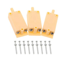 Mechanical Tamper Plunger Contact Security Enclosure Alarm Door 3Pcs Normally Closed Metal Housing Screw Mount