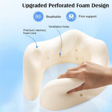Travel Pillow with 3D Sleep Mask for Long Flights Airplane, 360 Ergonomic Sleeper Hold  Support System