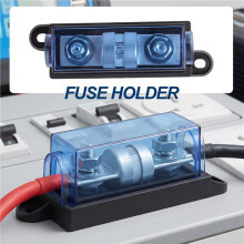 /AC 500V Fuse Block 250A Class T Fuse Holder with 250 Amp for Inverters and High-Power for Marine Boats, Cars