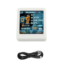NM TV NMMiner TV 1060KH/S Hashrate Nerdminer V2 ESP32 BTC SOLO Lottery Miner e Gift Orologio da Tavolo per La Casa Bianco