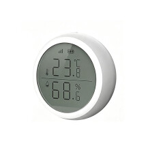 ZigBee Trådlös Temperatur- och Fuktighetssensor för Tuya för Life-App, ZigBee Alexa Home för Barnrum, Källare, Hem
