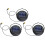 Solar Light Replacement Tops for Hanging Lanterns, Outdoor Waterproof Garden Lights 1