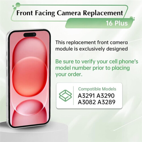 For  16  Front Facing Camera Small Front Flex Cable Replacement Parts Repair Accessories, Front Camera