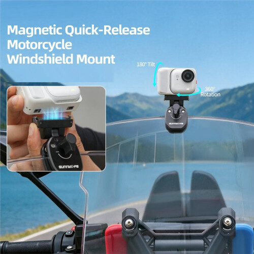 Supporto per Moto con Clip per Parabrezza per  GO Ultra 1