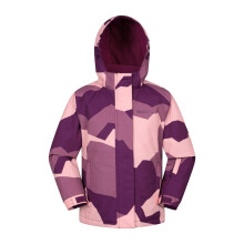 (11-12 Years, Berry) Mountain Warehouse Childrens/Kids Snowdrop Watercolour Ski Jacket