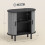 Homcom HOMCOM Modern Sideboard with 2 Sliding Doors Tambour Kitchen Cupboard Grey 3