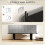 Homcom HOMCOM Modern Sideboard with 2 Sliding Doors Tambour Kitchen Cupboard Grey 7