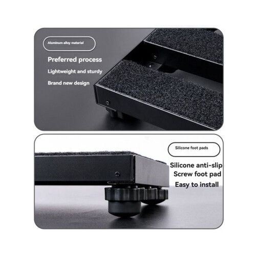 Gitarrpedalbräda Gitarrpedalbräda Gitarr Effekter Pedalbräda Gitarrpedalplatta Instrumenttillbehör