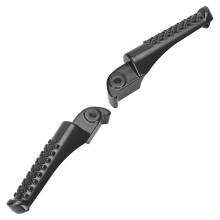 Bike Foot Pegs Kit, Replacement for CT200U CT200U-EX BT200X CT100U CC100X 97cc 196cc 200cc Minibike Silver