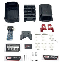 10x18650 Li-Ion Batteriefach Box BMS PCB Lade-Schutzschaltung für 18V M18 Li-Ion Batterien