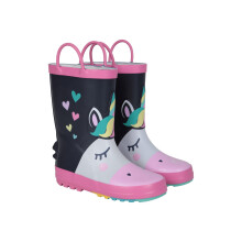 (8 UK Child, Dark Blue) Mountain Warehouse Childrens/Kids Unicorn Wellington Boots