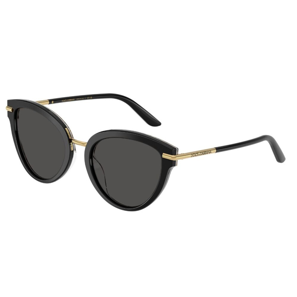 Dolce & Gabbana Grey Woman Dg4492 32998G Sunglasses Acetate Black Butterfly Normal - Image 2