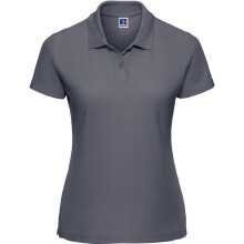 (16 UK, Convoy Grey) Russell Womens/Ladies Classic Plain Polycotton Polo Shirt