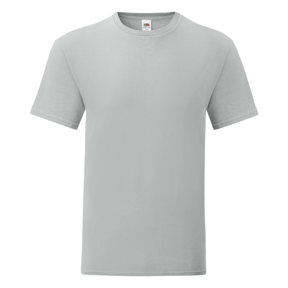 Fruit Of The Loom (M, Zinc Grey) Mens Iconic T-Shirt