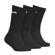 (12 UK Child-2 UK, Black) Puma Childrens/Kids Logo Crew Socks (Pack Of 3)