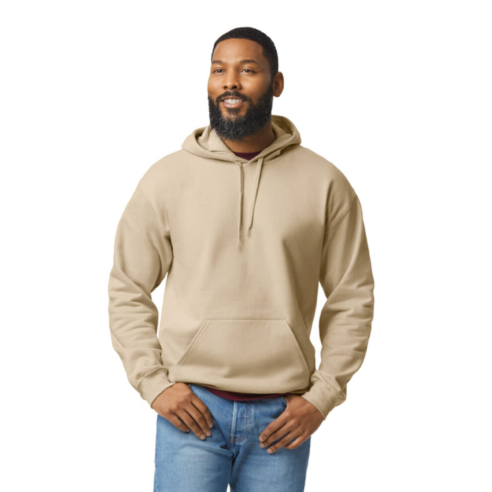 Gildan (4Xl, Sand) Unisex Adult Softstyle Fleece Midweight Hoodie