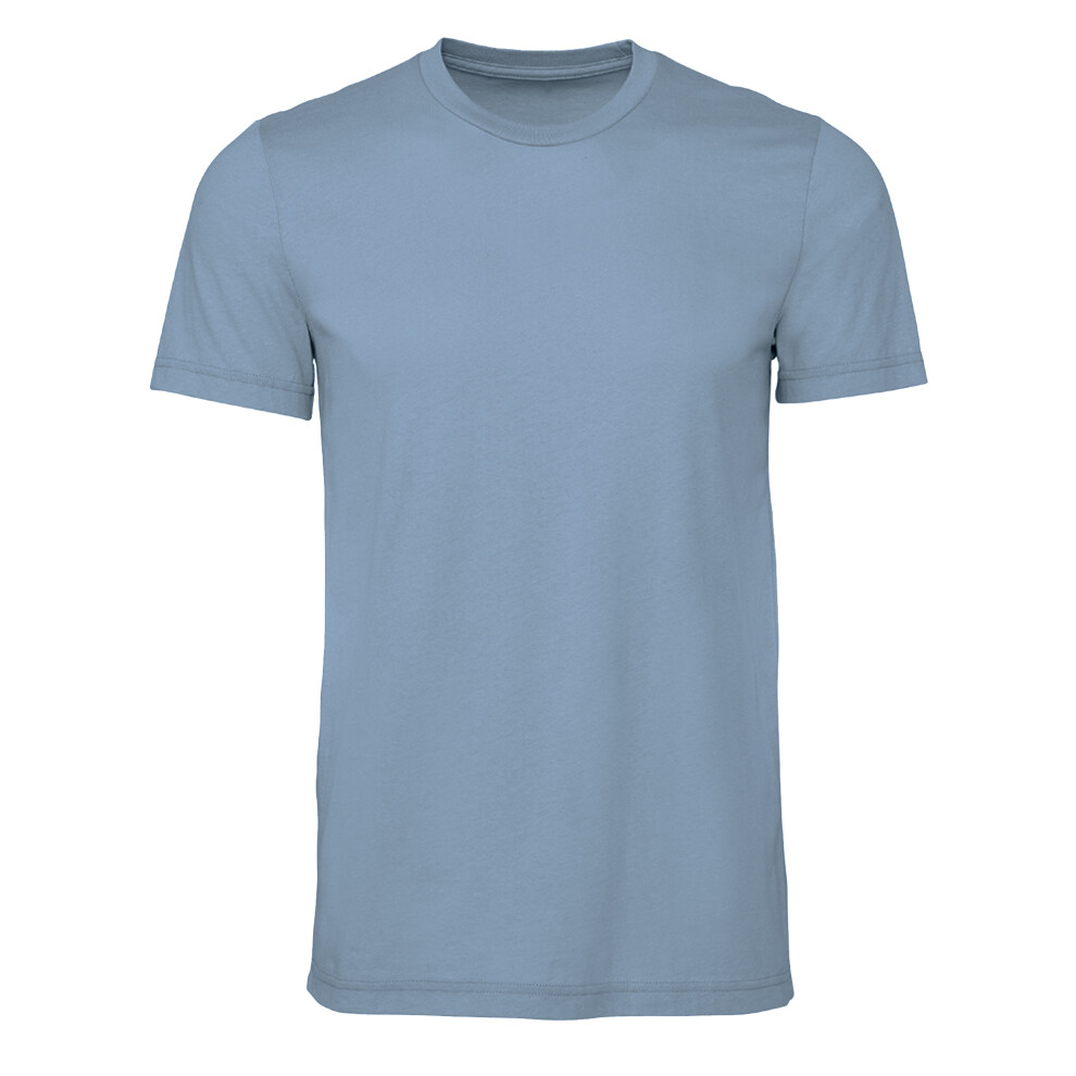 Gildan (Xl, Stone Blue) Mens Midweight Soft Touch T-Shirt