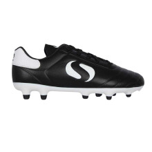 (12 UK Child, Black/White) Sondico Childrens/Kids Strike Firm Ground Football Boots