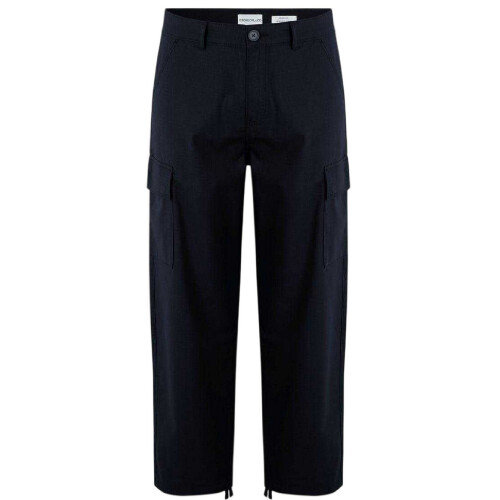 (30R, Black) SoulCal Mens Plain Cargo Trousers