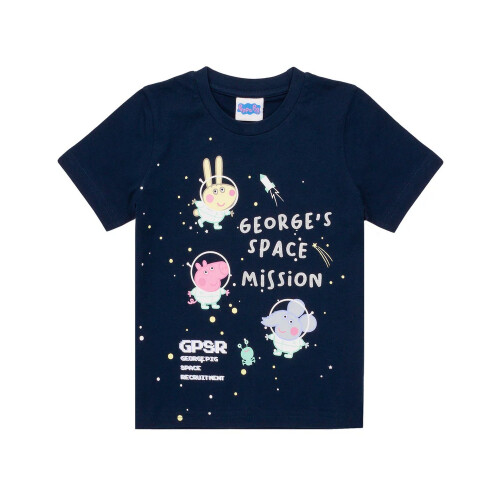 Peppa Pig (4-5 Years, Navy) Peppa Pig Boys Pyjama Set 1
