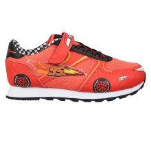 (7 UK Child, Red) Slazenger Childrens/Kids Lightning McQueen Cars Leather Trainers
