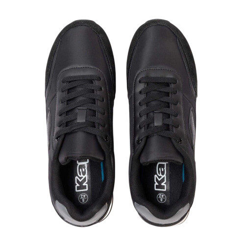 Kappa (6.5 UK, Black) Kappa Mens Suede Flat Trainers 2