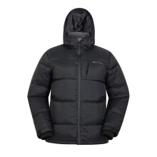 (XXL, Jet Black) Mountain Warehouse Mens Frost II Extreme Down Jacket
