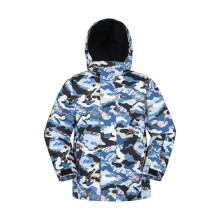 (3-4 Years, Pale Blue) Mountain Warehouse Childrens/Kids Mogal Geometric Ski Jacket
