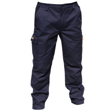 (46“, Navy Blue) Result Mens Stretch Work Trousers / Pants (32 Inch Leg Length)