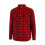 Lee Cooper (XL, Red) Lee Cooper Mens Check Plaid Long-Sleeved Shirt 3