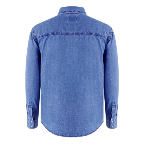 Lee Cooper Lee Cooper Mens Denim Collared Long-Sleeved Shirt 1