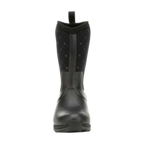 (4 UK, Black Quilt) Muck Boots Unisex Arctic Weekend Pull On Wellington Boots