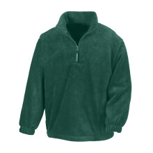 (XS, Forest Green) Result Adults Unisex Polartherm Zip Neck Fleece