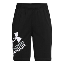 (11-12 Years, Black/White) Under Armour Childrens/Kids Prototype Logo Shorts