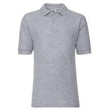 (9-10 Years, Light Oxford) Russell Childrens/Kids Polo Shirt