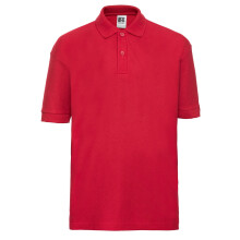 (5-6 Years, Bright Red) Russell Childrens/Kids Polo Shirt
