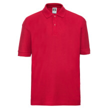 (11-12 Years, Classic Red) Russell Childrens/Kids Polo Shirt