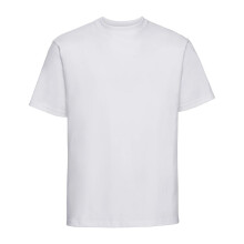 (3XL, White) Russell Mens Classic Combed Cotton Heavyweight T-Shirt