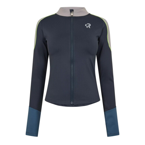 (8 UK, Charcoal) Red Run Womens/Ladies Full Zip Technical Top