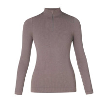 (10 UK, Brown) Sweaty Betty Womens/Ladies Ribbed Zip Neck Slim Tracksuit Top